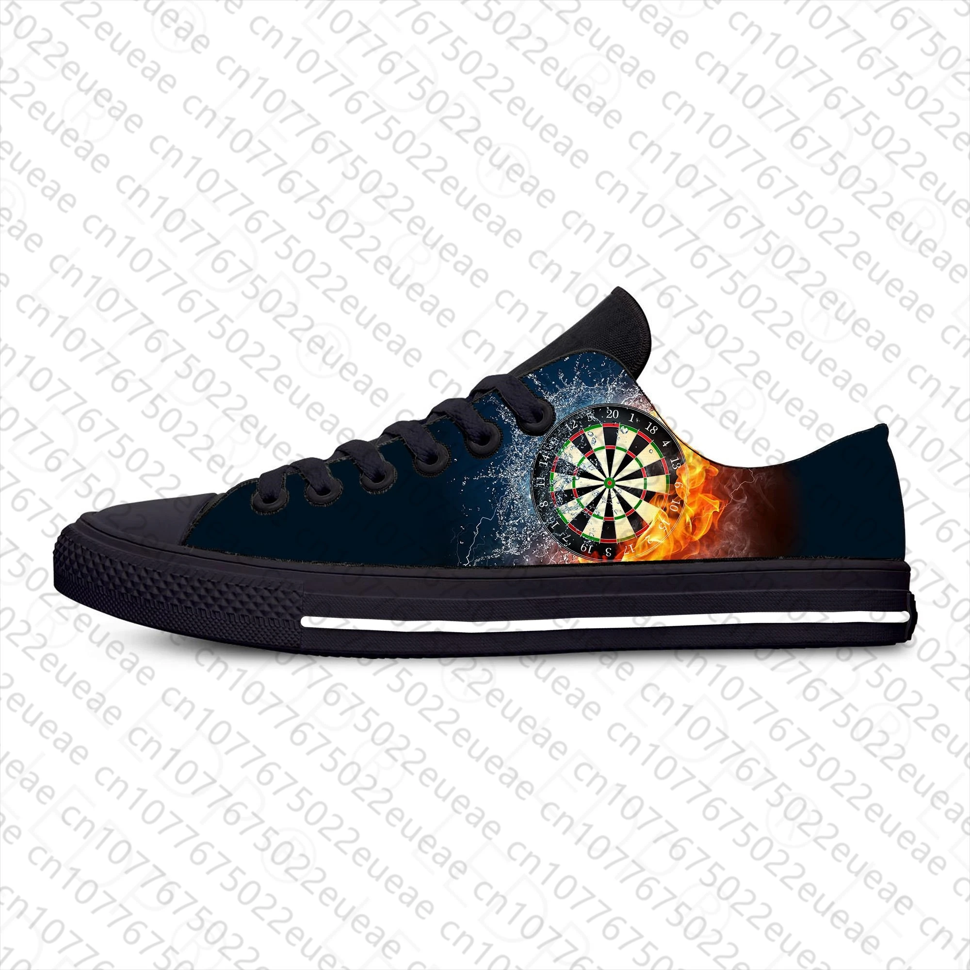 

Настольная игра Дротика Darts, забавная модная новинка, повседневные тканевые кроссовки с низким верхом, легкие дышащие кроссовки с 3D принтом для мужчин и женщин