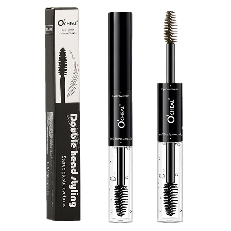 Cosmétiques maquillage imperméable 2 en 1 naturel oui rehausseurs de Gel à sourcils crème de teinte à sourcils longue durée vente chaude