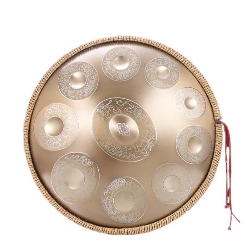 18 Inches Stainless Steel HandPan G Key Dance Accompaniment 432Hz Professional Handpan 9 Tones Musical Instruments Percussion