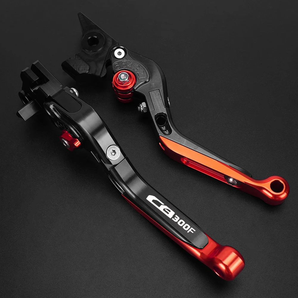 CB 300F Handlebar Grips Hand Bar Ends CNC Brake Clutch Levers For HONDA CB300F 2014 2016 2017 2018 2019 2020 2021 2022 2023 2024