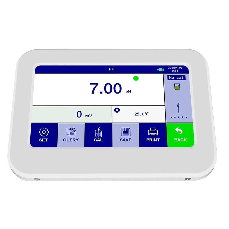 P701 self-calibrating 7-inch touchscreen desktop acidity meter, liquid detection acidity meter for various industries