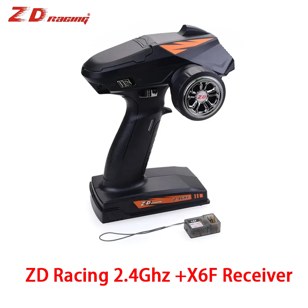 

ZD Racing 2.4Ghz 4CH Radio 500M Remote Control Transmitter with Receiver for RC Car Boat Tank Vehicle SCX10 TRX4