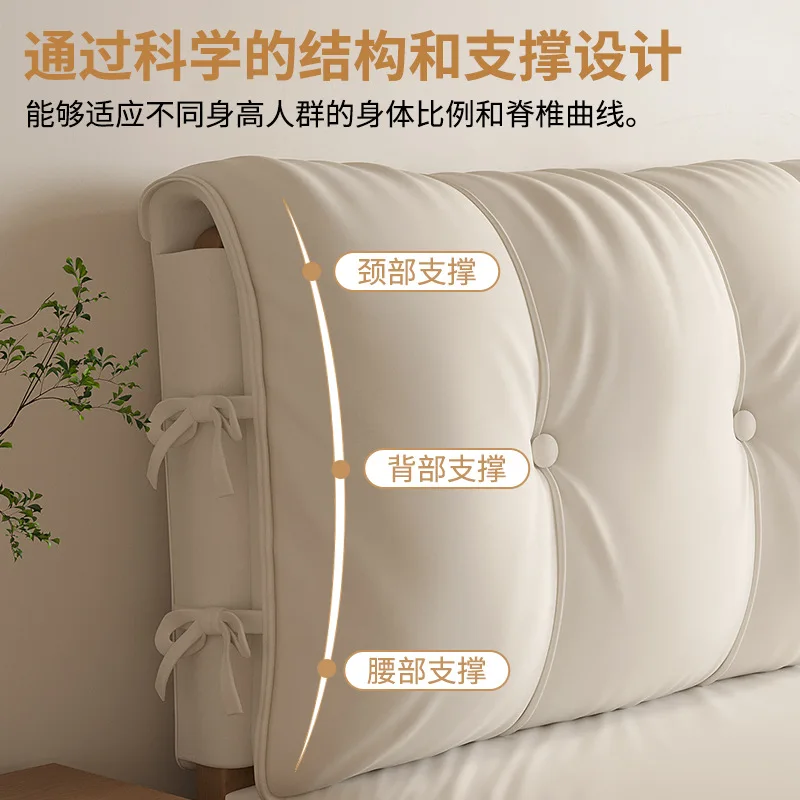 Washable Anti-collision Large Bolster Cushion Headboard Pillow Cute Pillow Cojines Decorativos Floor Cushion Headrest Cushion