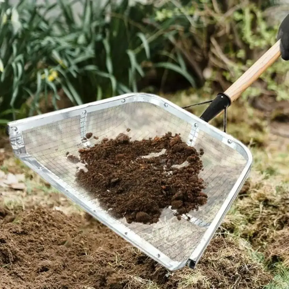 

Heavy-Duty Metal Leakage Sieve Filter Essential Tool Agricultural Use Soil Sieve Sturdy Design Peanut Corn Siev Grain Sieve