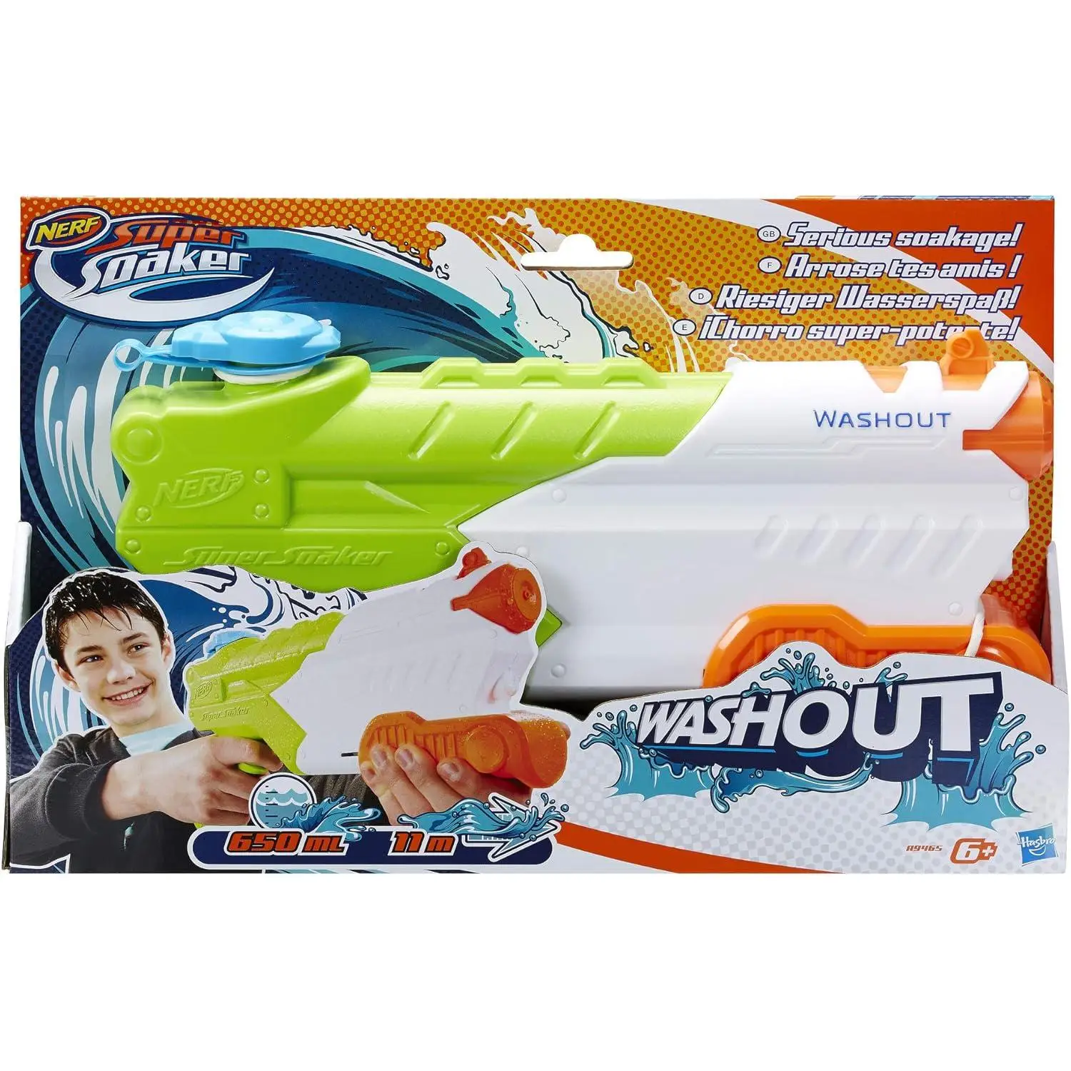 Nerf Super Soaker Washout  lanzador de agua Hasbro A9465