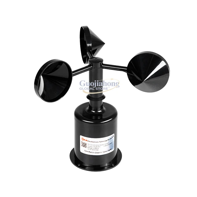 FACTORY 100-02 Rika Hot Selling Cheap Wind Speed Sensor ABS Anemometer for Traffic Weather/Greenhouse/Solar Energy/Weather RIKA