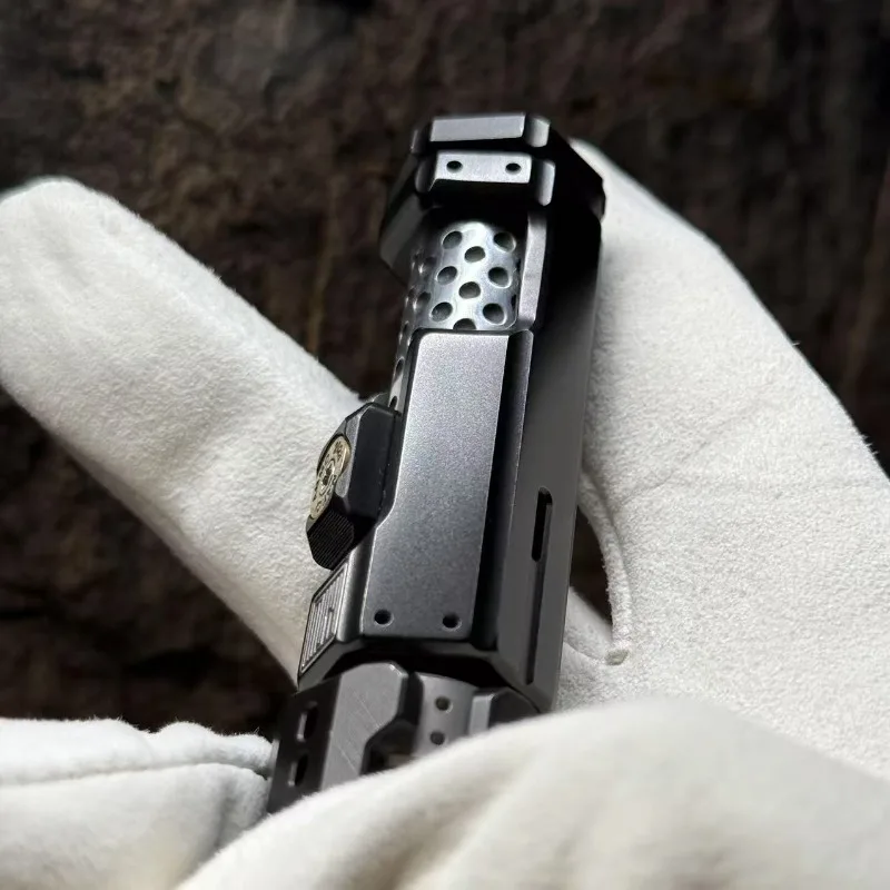 GAO STUDIO Metallo Anacardi Agitarsi Slider Meccanico Non Magnetico EDC Giocattolo Giocattolo di Decompressione Dito Spinner Haptic Push Slider