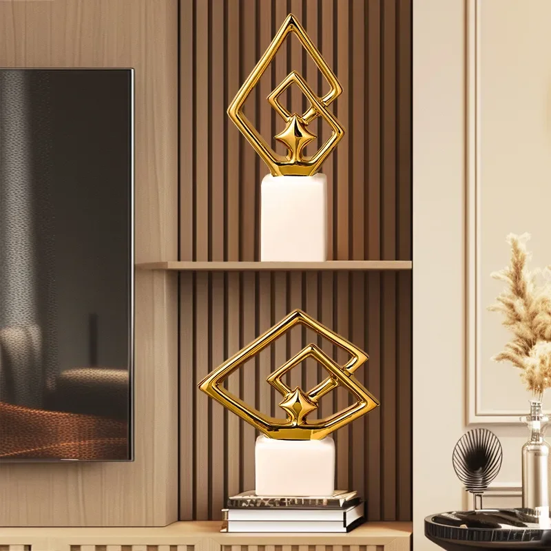 for Modern Light Luxury TV Cabinet Ornament Living Room Entrance Wine Cabinet Side Cabinet High End Decoration Housewarming