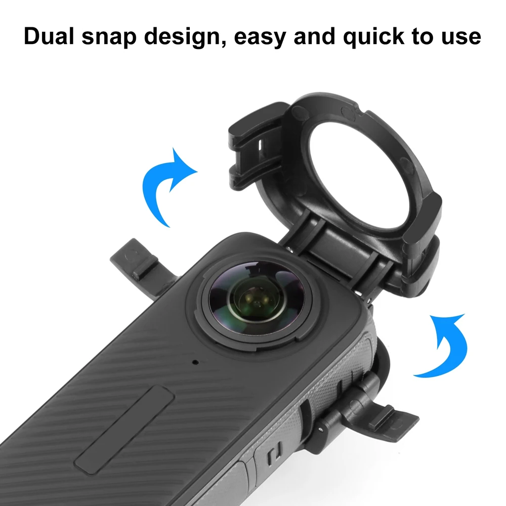 Lens Guard for Insta360 X4 Upgrade Optical Glass Lens Guards Protective Cover for Insta 360 X4 Protector Replacement Accessories