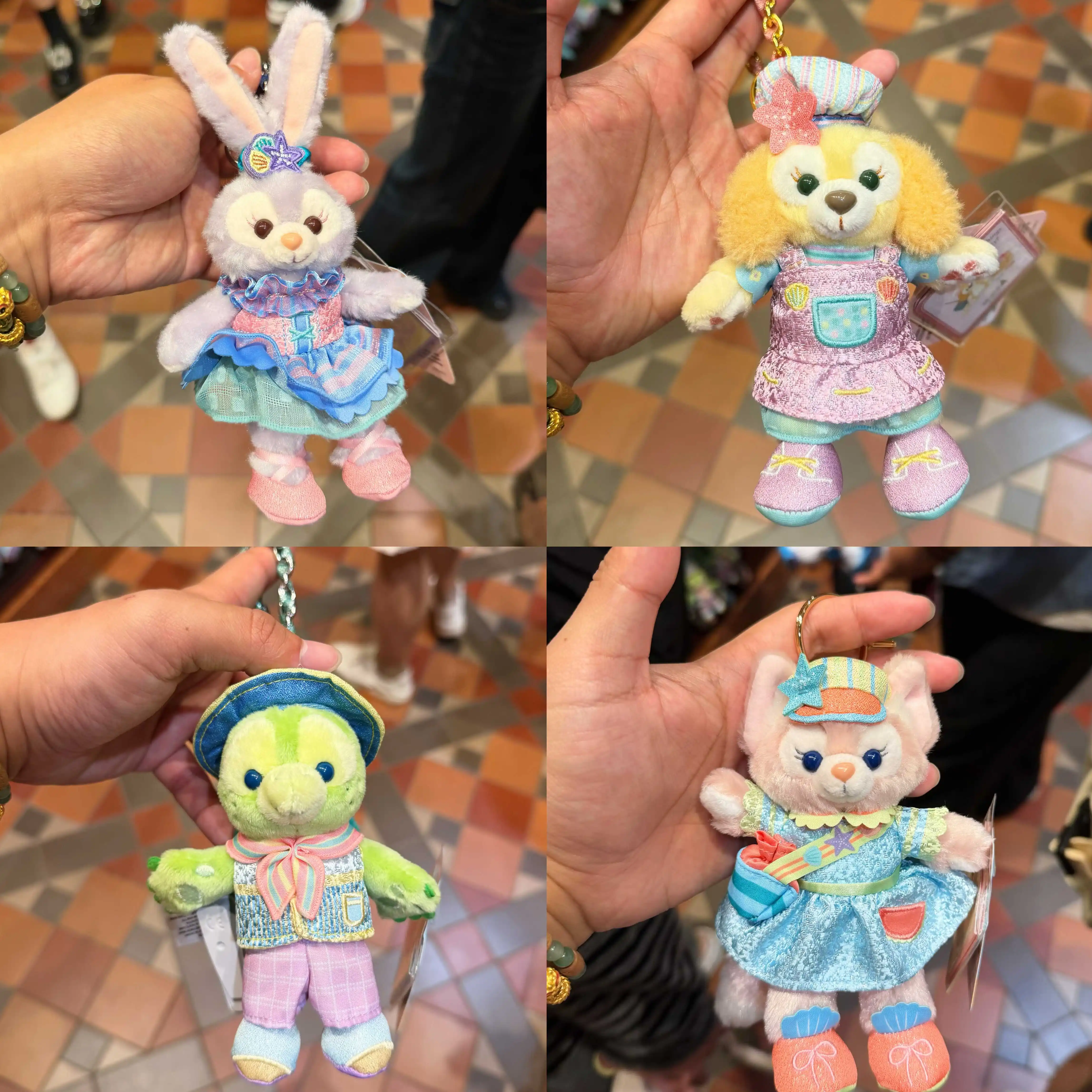 20. rocznica Hong Kong Disneyland - breloczki z pluszowymi figurkami LinaBell, ozdoby do plecaków/prezenty urodzinowe dla dziewczynek