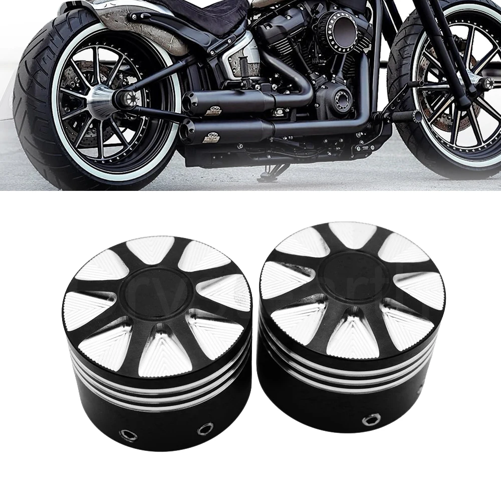 Motorcycle Front Axle Nut Cover Cap Bolt For Harley Dyna Fat Bob Touring Electra Glide Road Glide Sportster Iron 883 1200 VRSCA