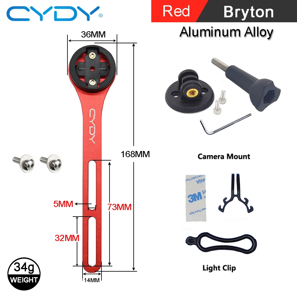 CYDY Computer-Halterung aus Aluminiumlegierung, Bryton Wahoo Xoss Igpsport 630, MTB, GPS, Fahrrad-Scheinwerfer, Sattelhalterung, Fahrradteil – Detail 11