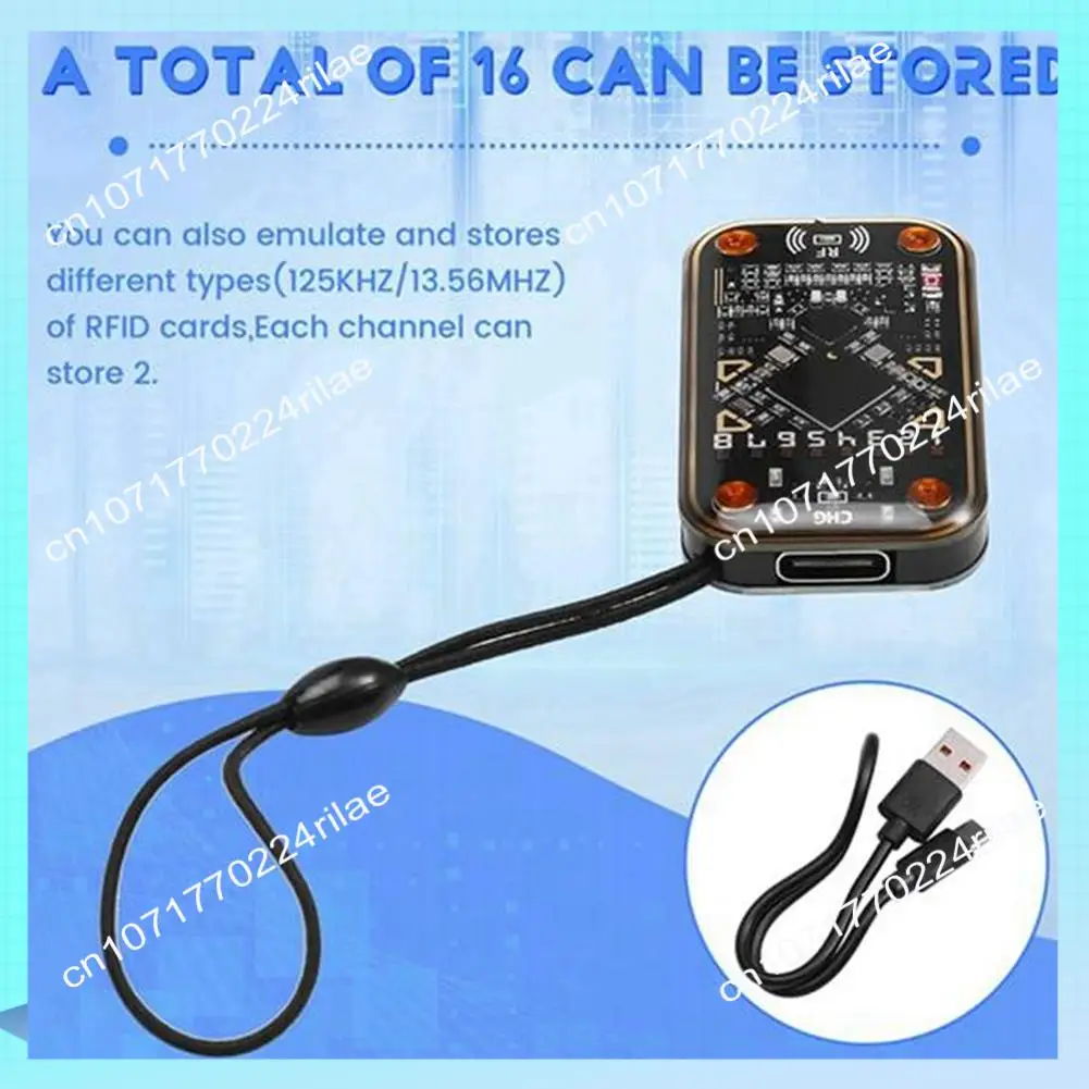 

A17Z Chameleon Ultra RFID Smart Chip Reader +6XCUID Keychain/UID Card Contactless Smart Card Emulator 125K 13.56M Decode