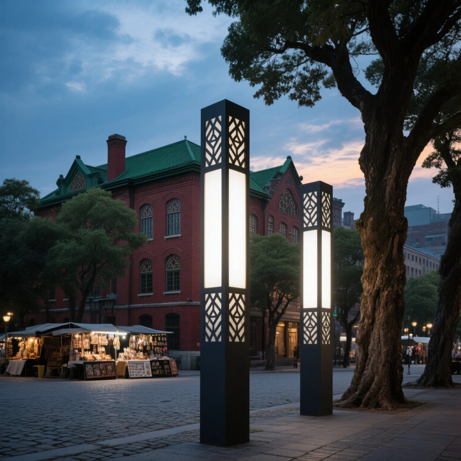 Waterproof outdoor lawn lamp, enclosure landscape lamp, for garden or villa