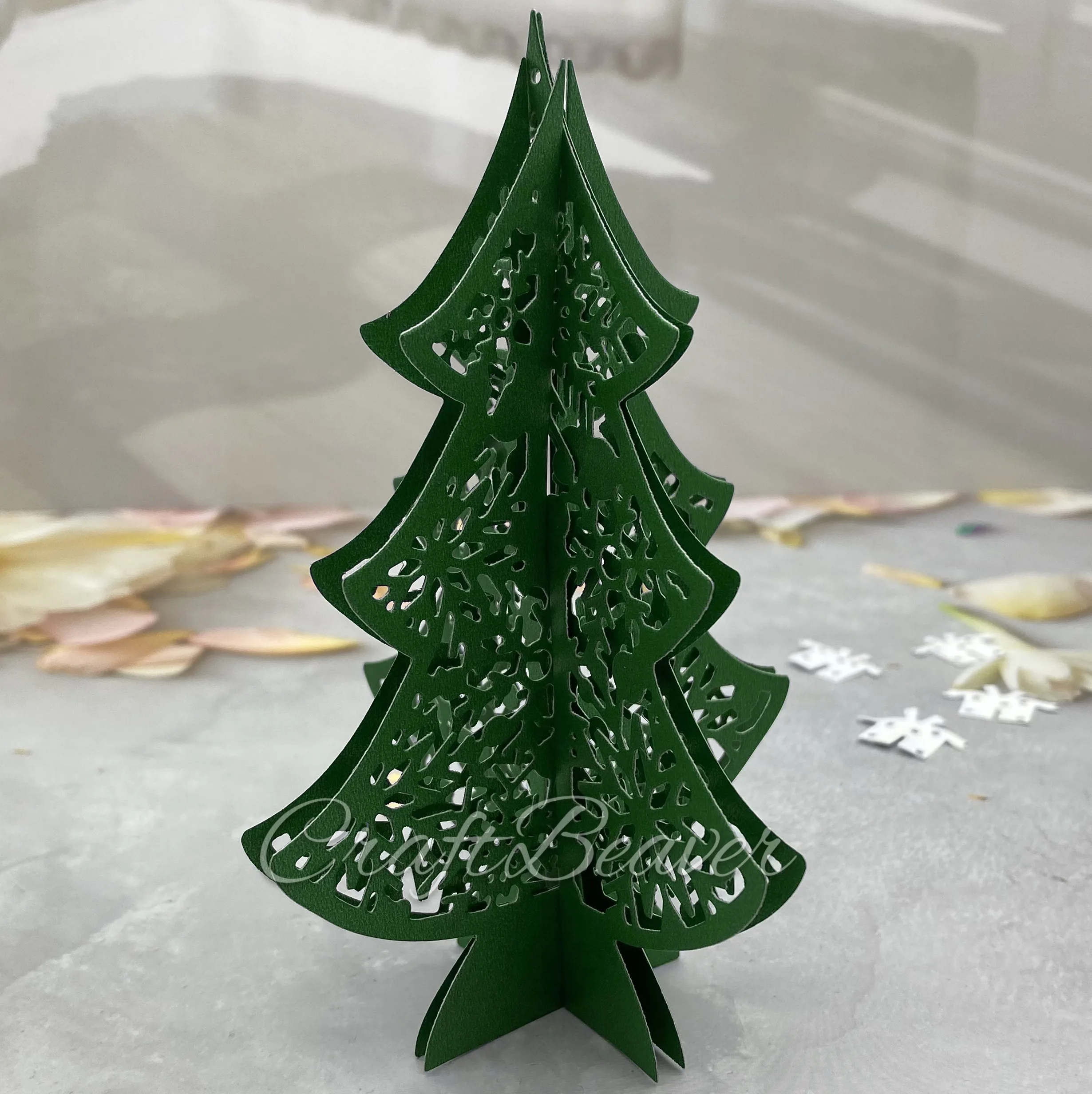 3D Christmas Trees Cutting Dies Metal Stencil Templates Paper Craft DIY Gift Home Decorations 2023 New Arrivals