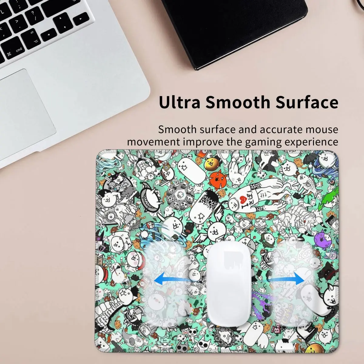 

Battle Cats Mouse Pad Computer Keyboard Mouse Mat Gamer PC Laptop Desk Mat Office Accessories Table Mats