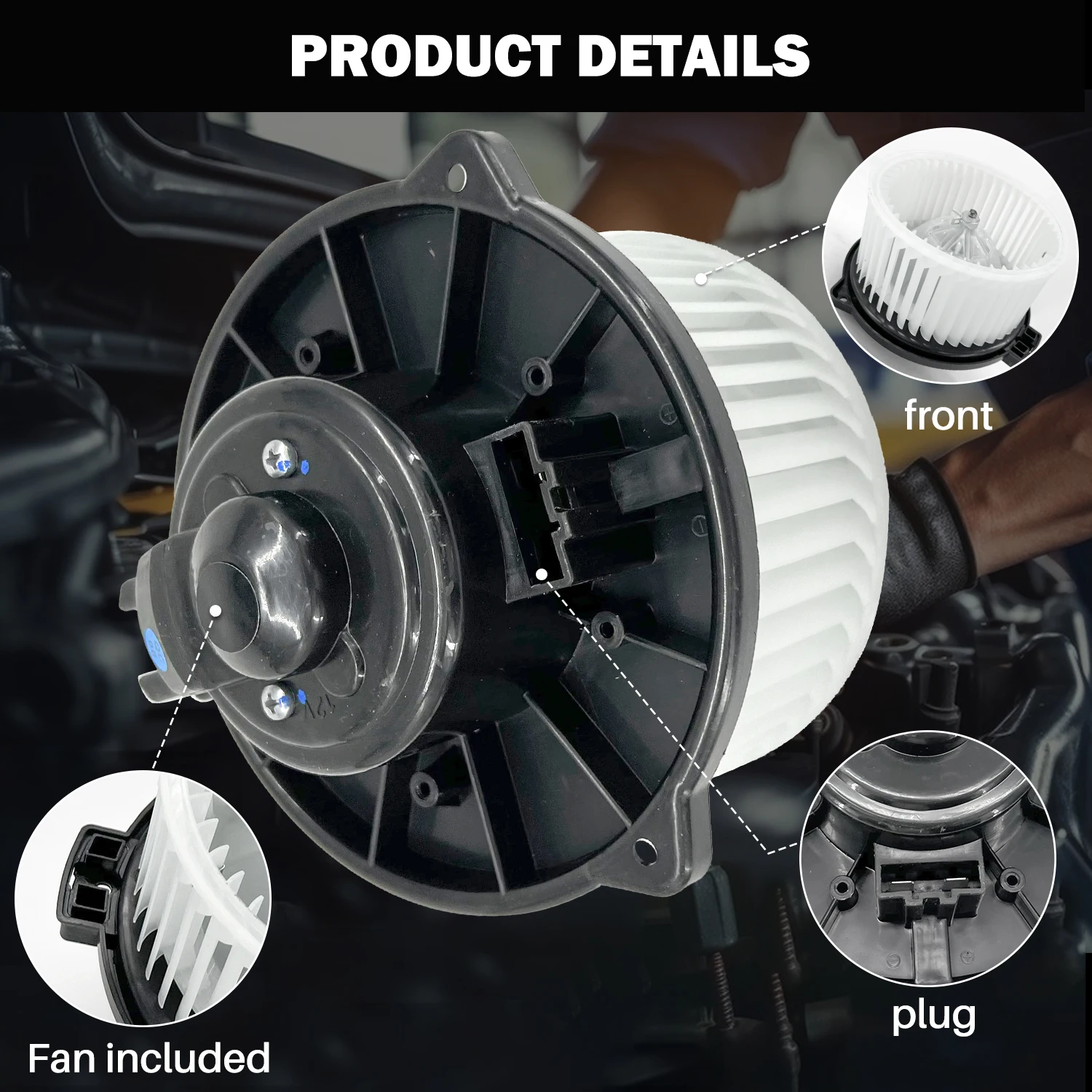 Aspligo Air Conditioner AC Heater Blower Motor With Fan Cage For Toyota 4RUNNER 1996-2002 1997 1998 1999 2000 2001