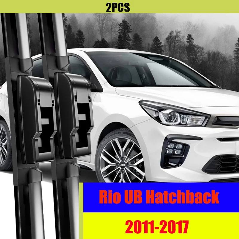 

Wiper Front Wiper Blades For Kia Rio UB Hatchback 2011 2012 2013 2014 2015 2016 2017 Windshield Windscreen 26"16" Accessories