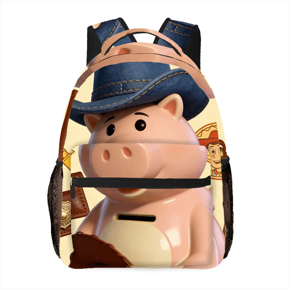 

Рюкзак с принтом «История игрушек» (Пигги Хэм), 1 шт., регулируемый плечевой ремень, необходим для ежедневных поездок и отдыха.