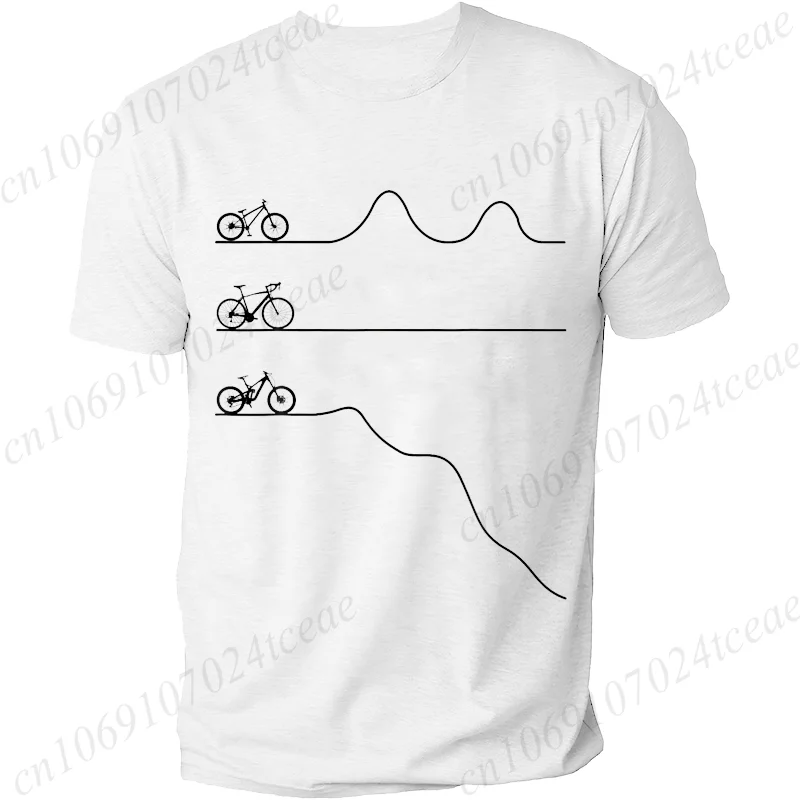 Funny Mountain Bike Road Downhill Graphic T Shirts Women Men New Short Sleeve Bicycle Cycling Biking Gift Harajuku T-shirt Tops