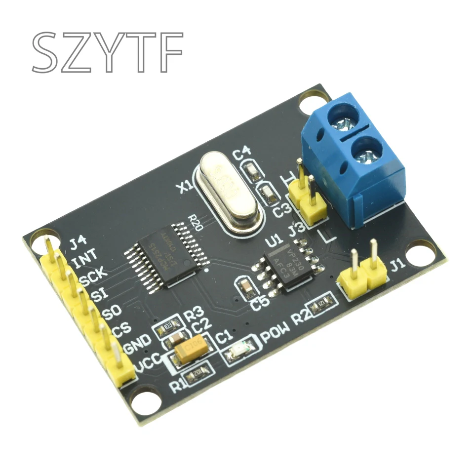 MCP2515 CAN Bus Communication Module Development Board SN65HVD230 Transceiver SPI