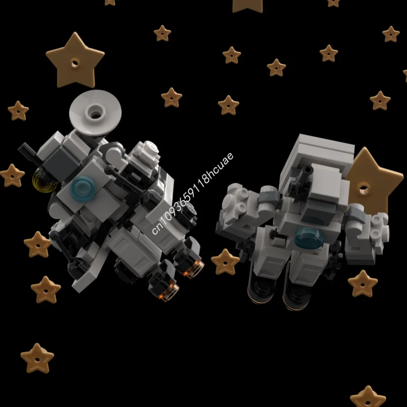 227 Uds. MOC Guardia Costera Fuerza Espacial superhéroes modelo juguetes de bloques de construcción educación creativa artesanía Modular regalos de navidad