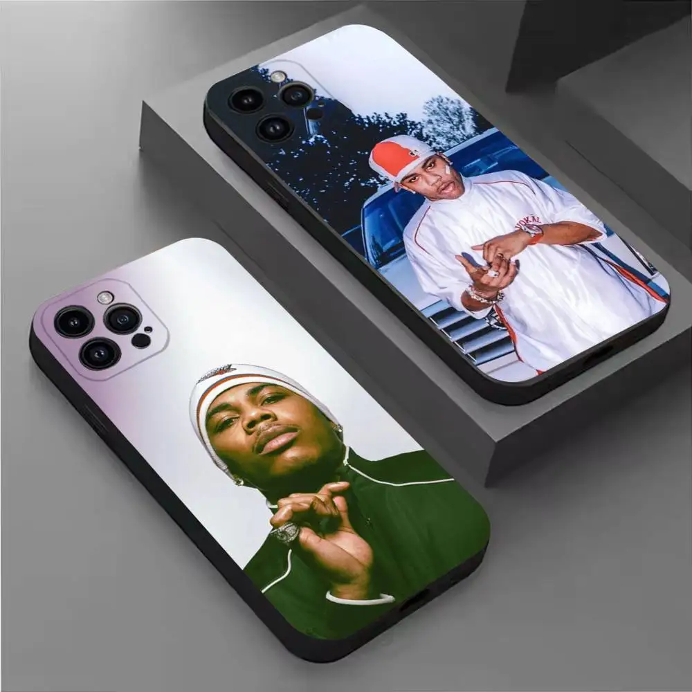 

Rapper N-Nelly Phone Case For iPhone 17,16,15,14,13,12,11 Plus,Pro Max,XS,X,XR,SE,Mini,8,7,Soft Silicone Black Cover