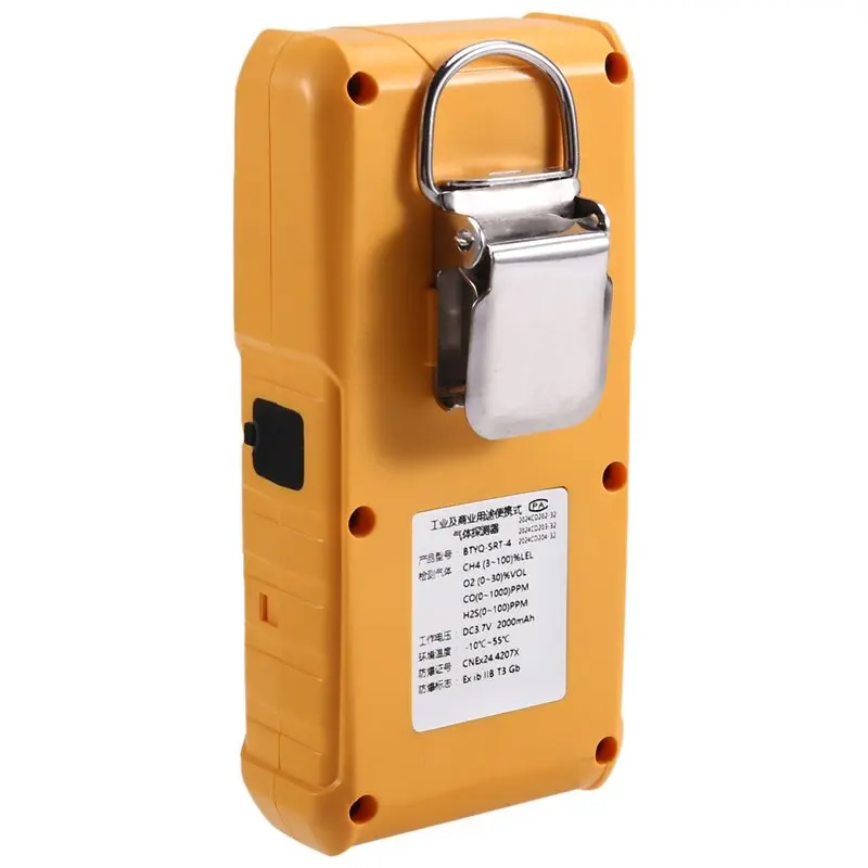 ABKN-Detector de Gas aplicable a 4 en 1, monóxido de carbono, oxígeno, alcantarillado peligroso tóxico, concentración de aire en espacio limitado