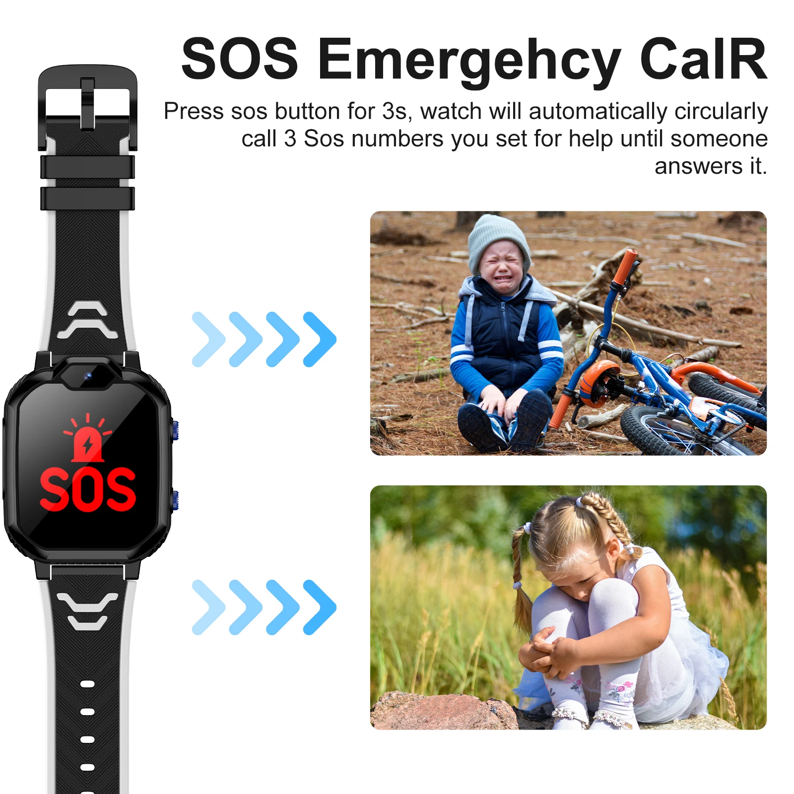 4G Smart Watch Kids GPS WIFI Video Call SOS IP67 Waterproof Child Smartwatch Camera Monitor HD Tracker Location Phone Watch Gift