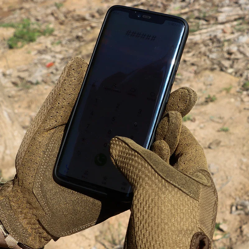 Outdoor Safety Gloves Breathable Five-finger Non-slip Wear-resistant Cycling Gloves Multi-functional Protective Gloves