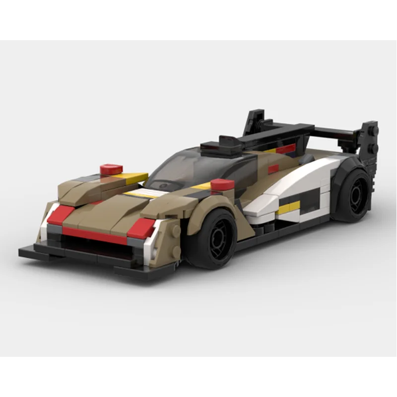 

310 деталей, модель автомобиля, спортивная гоночная машина, креативный развивающий конструктор для детей, подарок