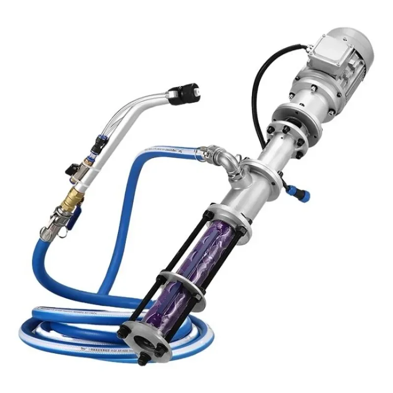 Brushless steel gun exterior wall real stone paint sprayer high power putty waterproof fireproof machine all-in-one machine