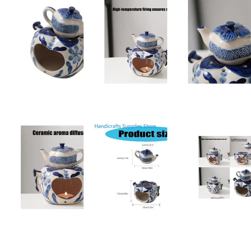 R1WA Essential Oil Burners Wax Melt Burners Aromatherapys Aromas Burners Oil Diffuser