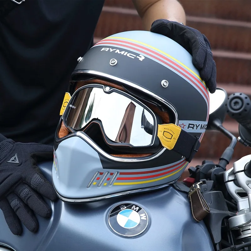 High quality ABS classic retro full face helmet,For Harley motorcycles and retro cruise motorcycle protective helmets.