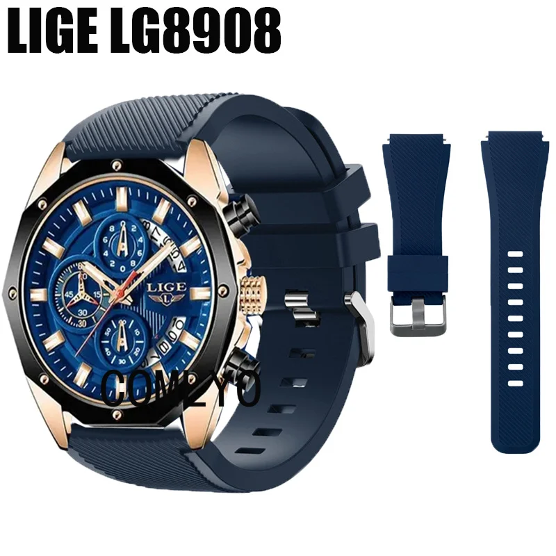 حزام ساعة سيليكون بديل للرجال ، سوار ، حزام ، LG8908