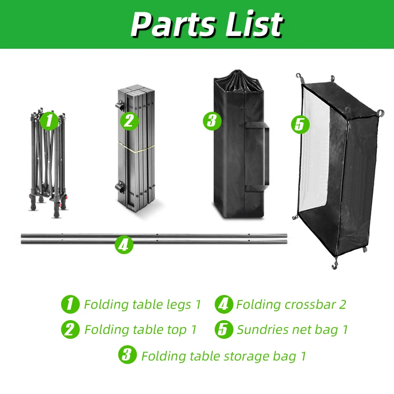 Backpacking Table Barbecue Folding Camping Homful Equipment Can be lifted Collapsible Tourist Lightweight Outdoor Furniture