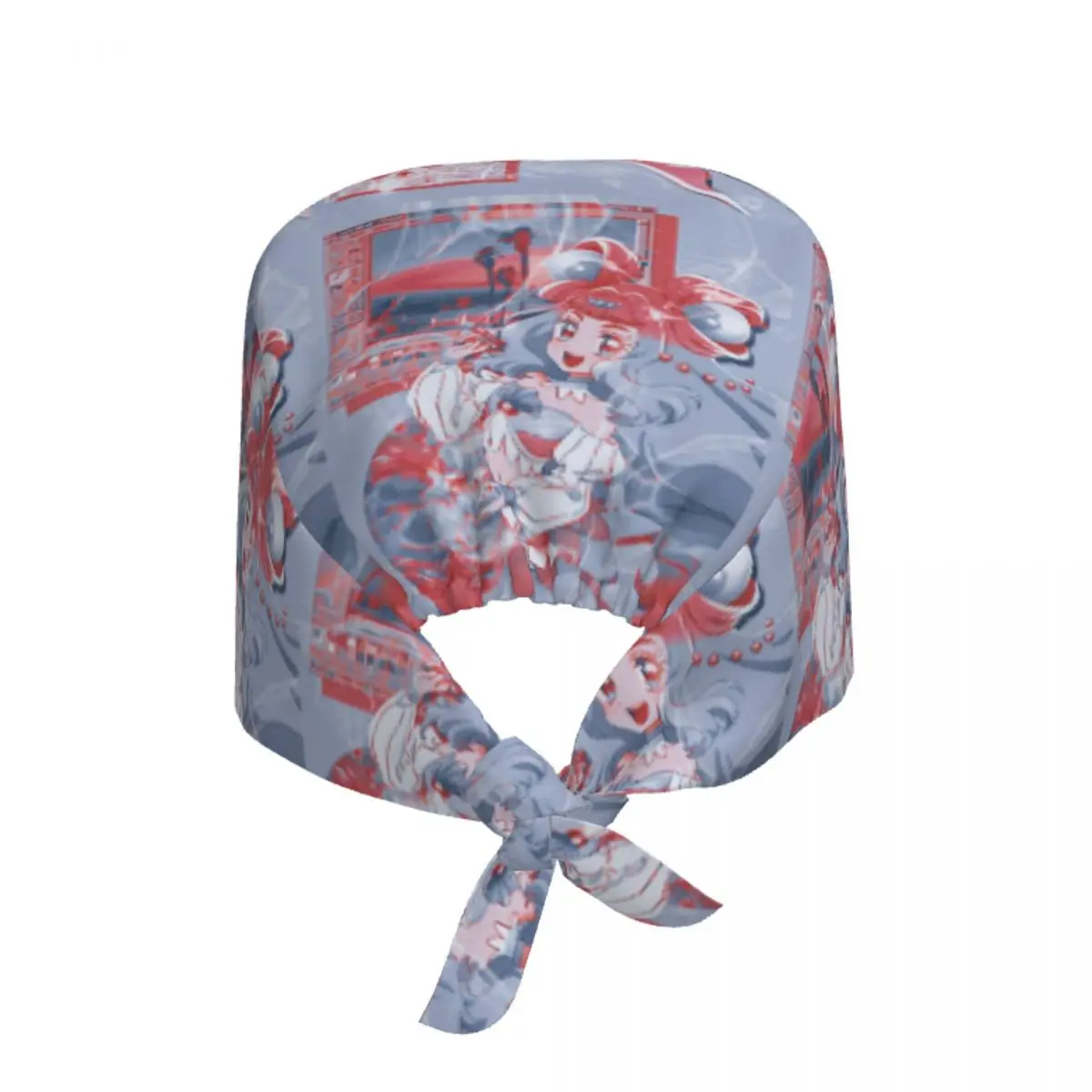 مخصص جميلة C-علاج قبعة العمل القبعات الجراحية النساء الرجال الحلو الملاك غرفة العمليات قبعة قبعة التمريض مختبر يعمل قبعة #2