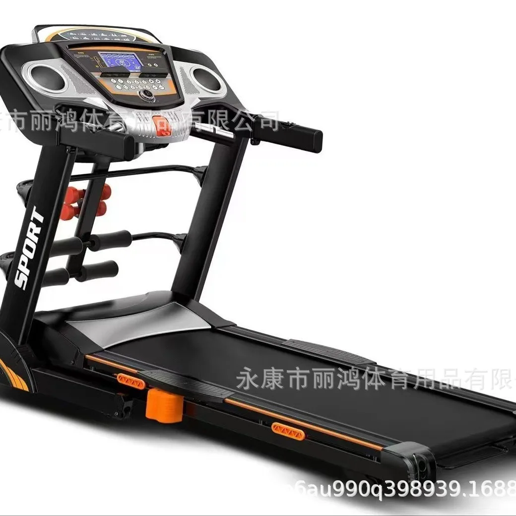 Treadmill Household Large Folding Family Ultra-quiet Electric Walking Machine Flat Indoor Large Special