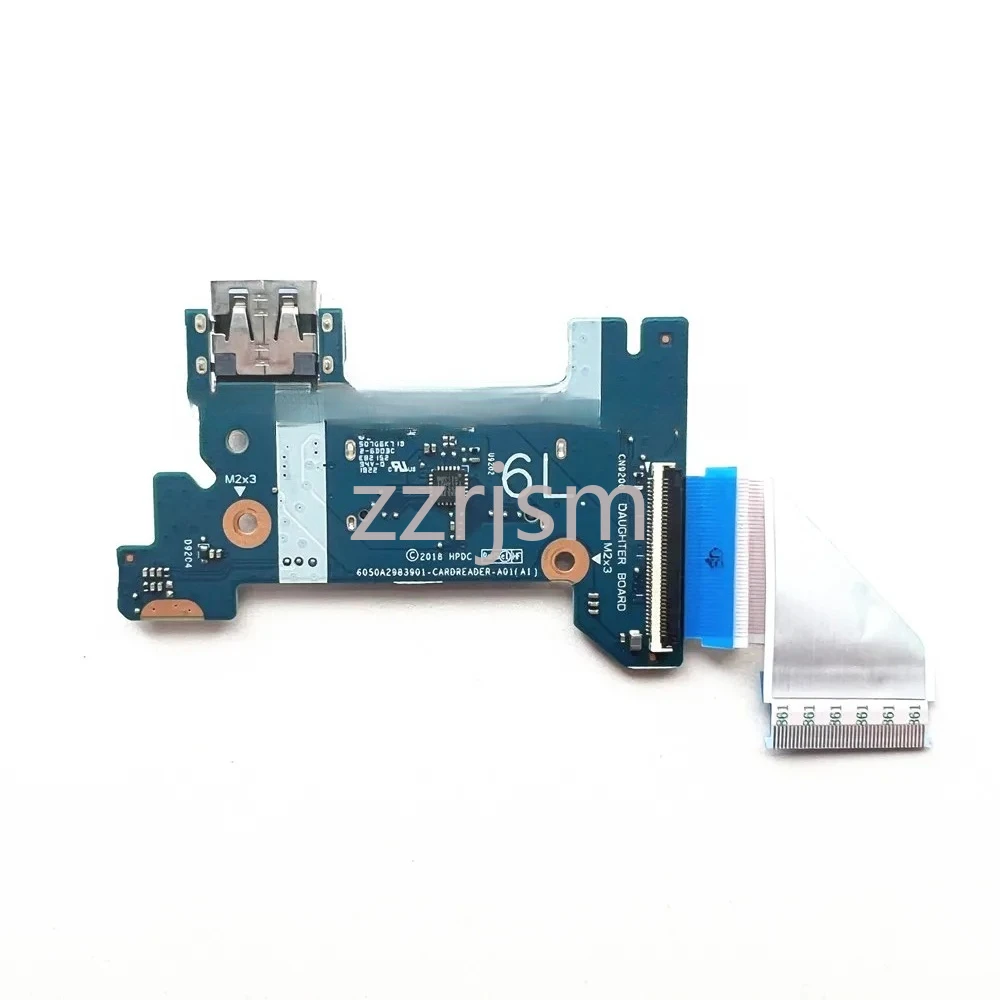 

L23186-001 For Hp 14-CK 14-CM 240 G7 Laptop SD Card Reader USB Port Board W/ Cable 6050A2983901 100% Tested Fast Ship