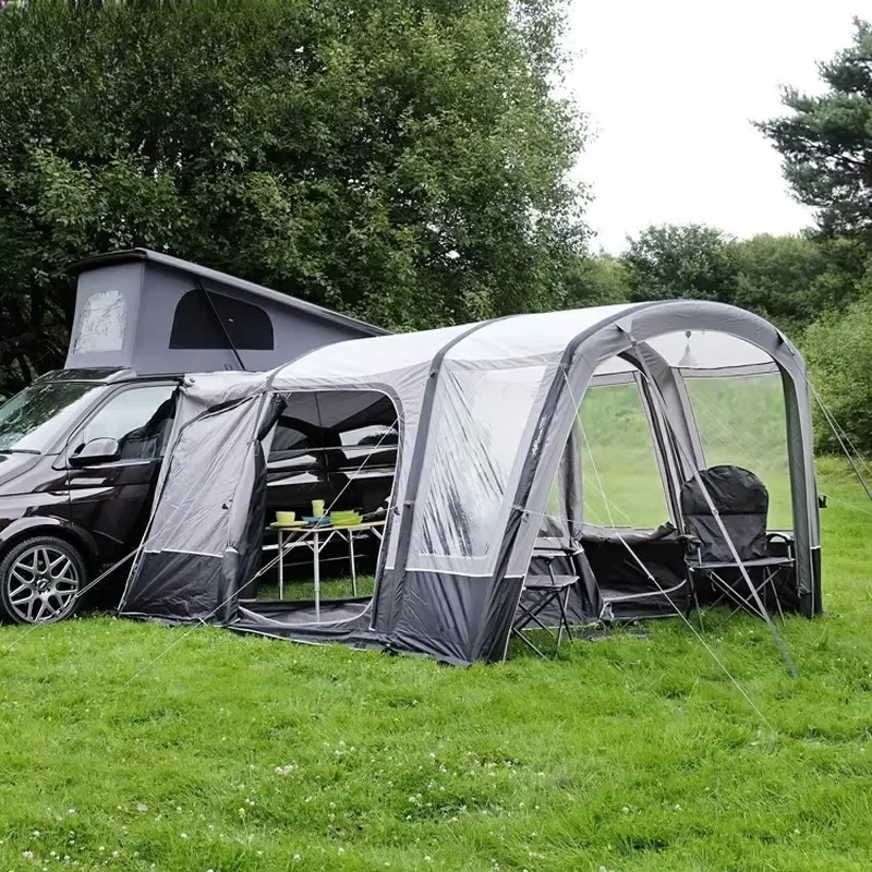 Portable Outdoor Waterproof Customized Automatic Quick Opening Inflatable Drive Away Awning caravan Awning Car Tent Camping