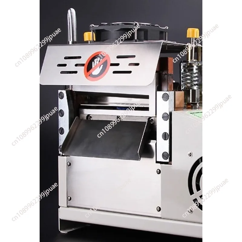 140T computer hot and cold Cloth belt cutting machine, magic adhesive tape zipper webbing machine elastic belt automatic cutting