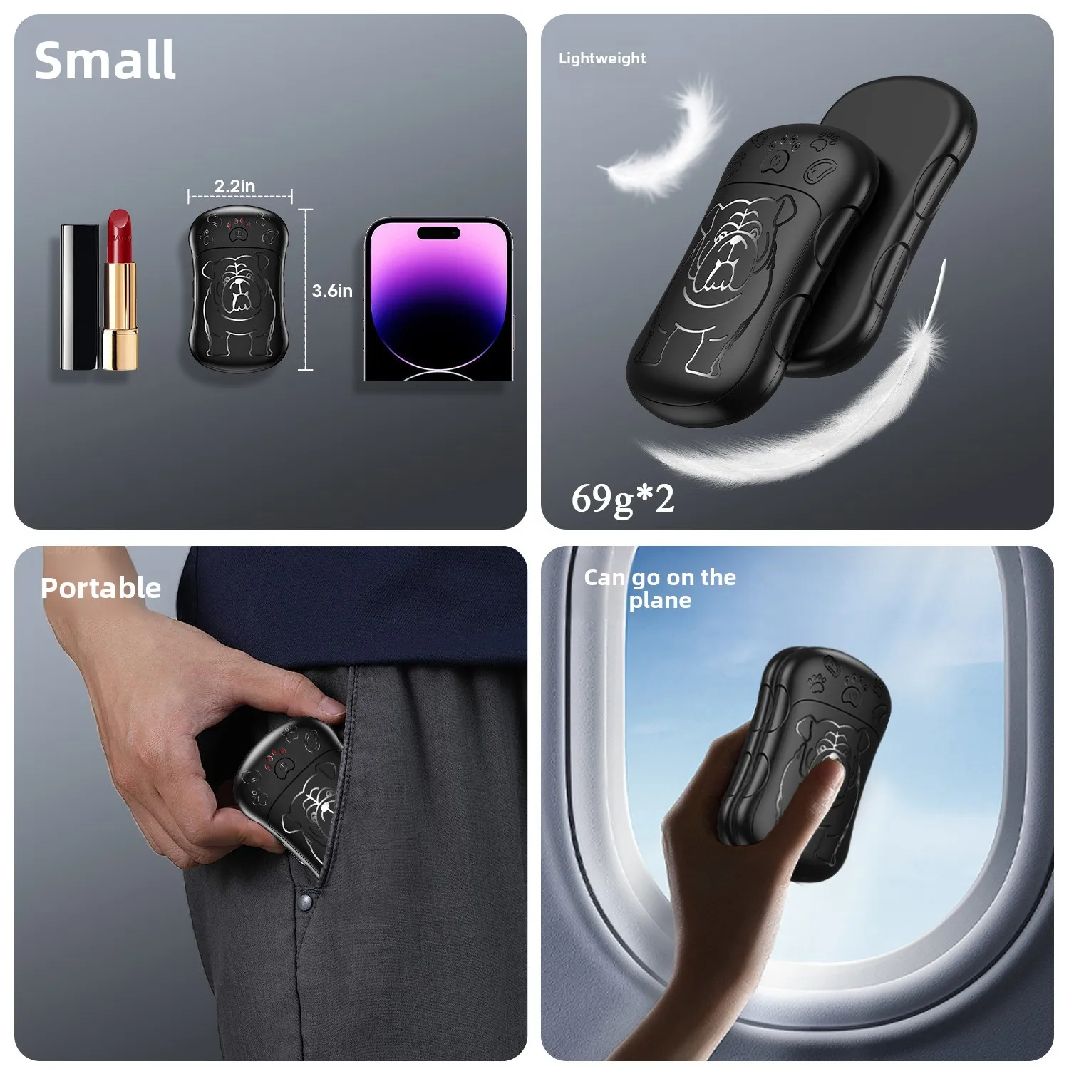 2025 جديد Hanfadou سبليت جهاز تدفئة محمول 2 في 1 جهاز تدفئة محمول كهربائي مغناطيسي #6