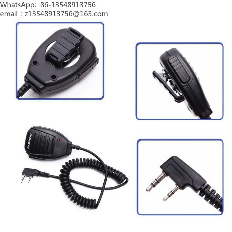 Walkie-talkie, hand wheat, hand Mi K head, walkie-talkie, microphone