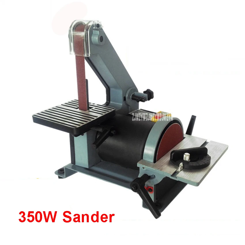 

762 Belt Sander Sanding Machine Woodworking Metal Grinding/Polishing Machine Reblower Chamfering Machine 350w Copper Engine 220V