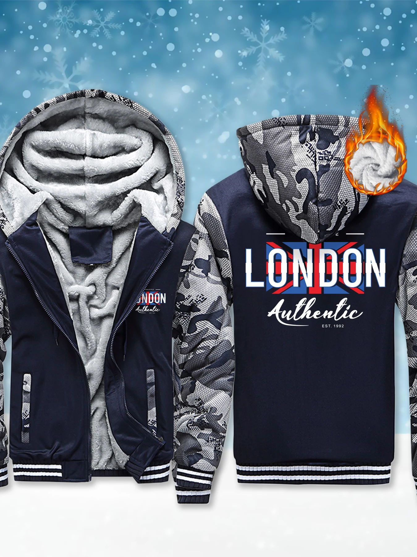 London Urban Style Print Men C - Winter Clothing London review and price