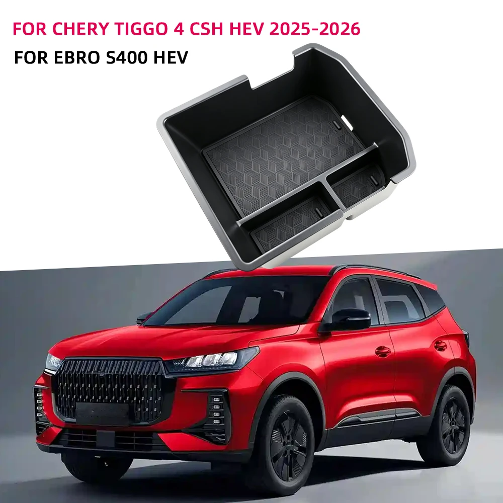 caixa-de-armazenamento-para-apoio-de-braco-de-carro-para-ebro-s400-hev-e-chery-tiggo-4-csh-hev-2025-2026-bandeja-organizadora-de-console-suporte-de-placa-acessorios