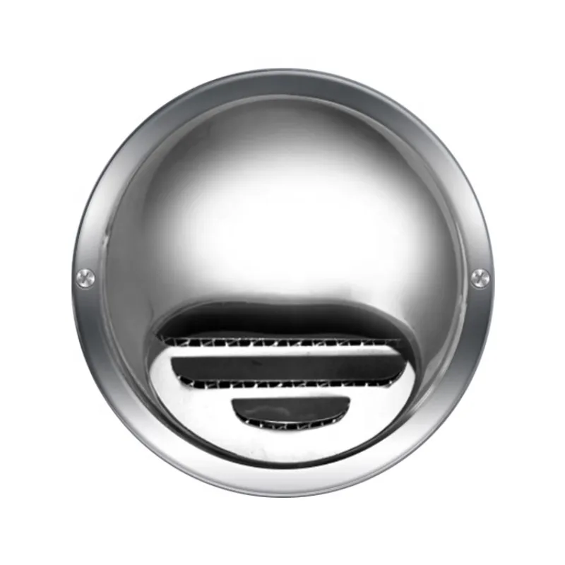 HVAC Ventilation Outdoor Bull Nose Vent 304 201 Stainless Steel Trachea Exhaust Wall Vent Cover Vent