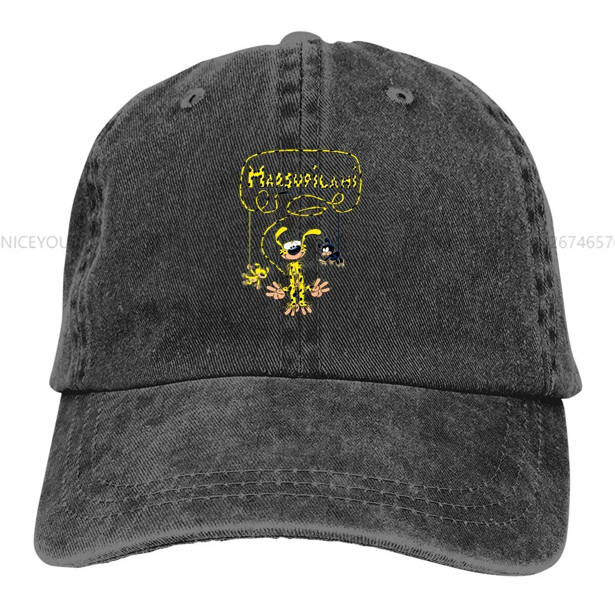 Summer Cap Sun Visor Movies Vintage Hip Hop Caps Marsupilami Cartoon Cowboy Hat Peaked Hats