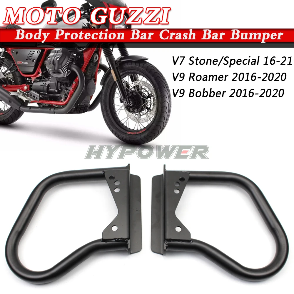 

Black Engine Guard Crash Protector For Moto Guzzi V7 II V7III Fall Protection Bar Guzzi V9 Series Motorcycle Accessories