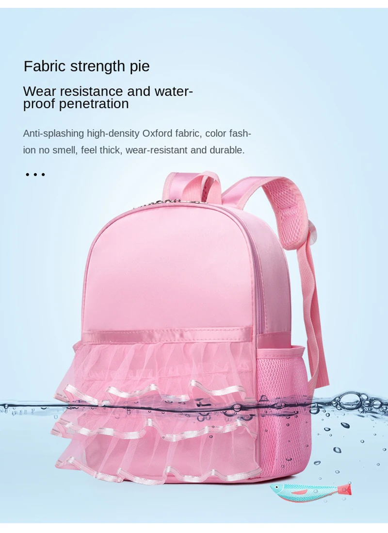 กระเป๋าการ์ตูนบลูอี้สีชมพู กระเป๋าเด็กน่ารักสำหรับเด็กผู้หญิง กระเป๋าเต้นรำ กระเป๋าเต้นบัลเลต์สำหรับเด็กผู้หญิง กระเป๋าเป้สะพายหลังเด็ก กระเป๋าเป้ไปโรงเรียน ของขวัญ